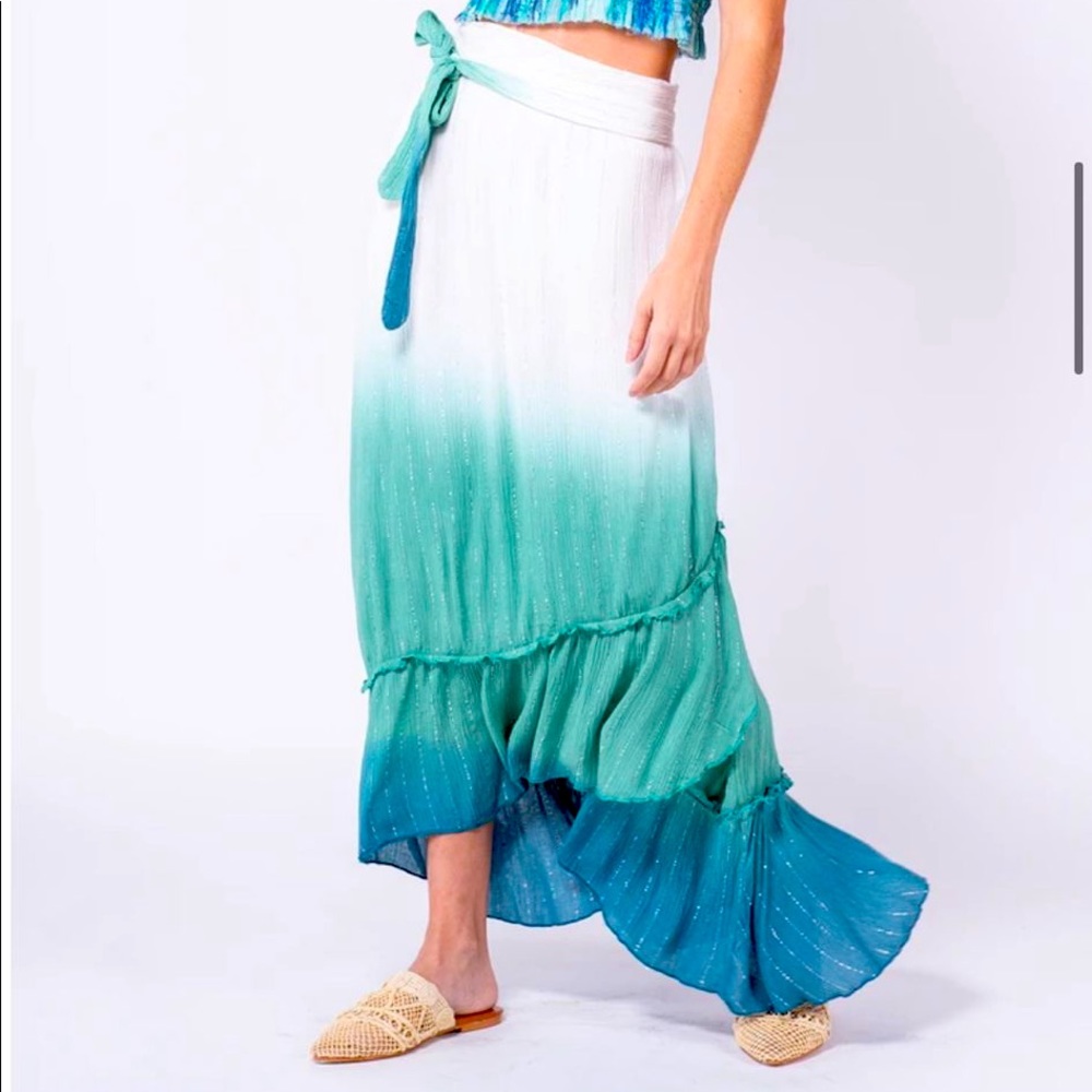 Wrap Up Skirt , teal tones with a little sparkle , stunning 😍 new with tags